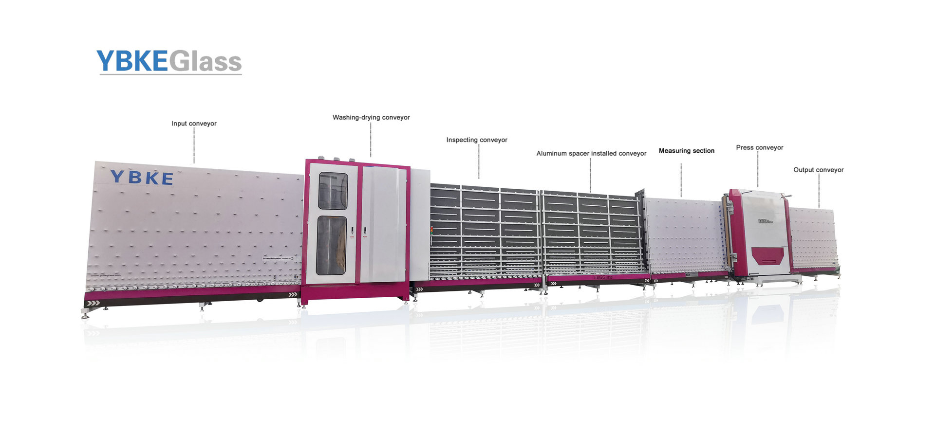 Insulating glass machine